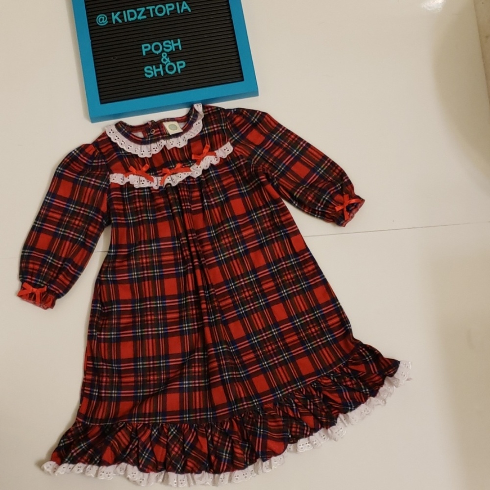 ⚡4/$25 GIRLS Little Me Plaid Dress